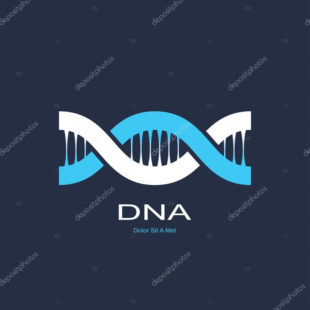 Symbol of dna. vector eps8