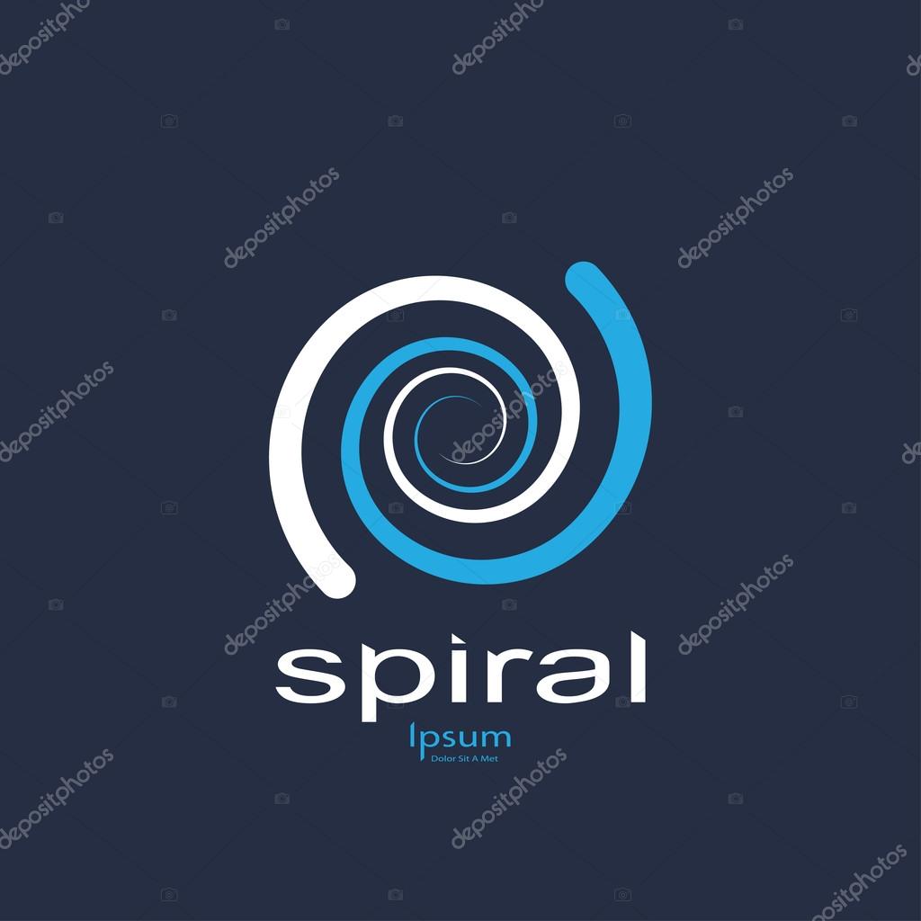 Abstract spiral symbol. template logo design. vector eps8