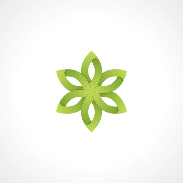 Kwiat zielony — Wektor stockowy