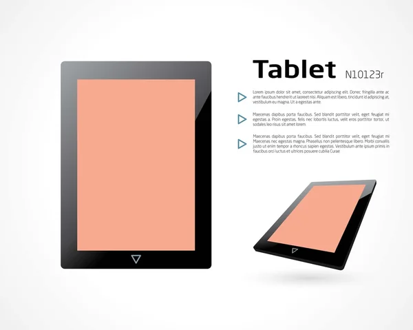Tablet — Stock Vector