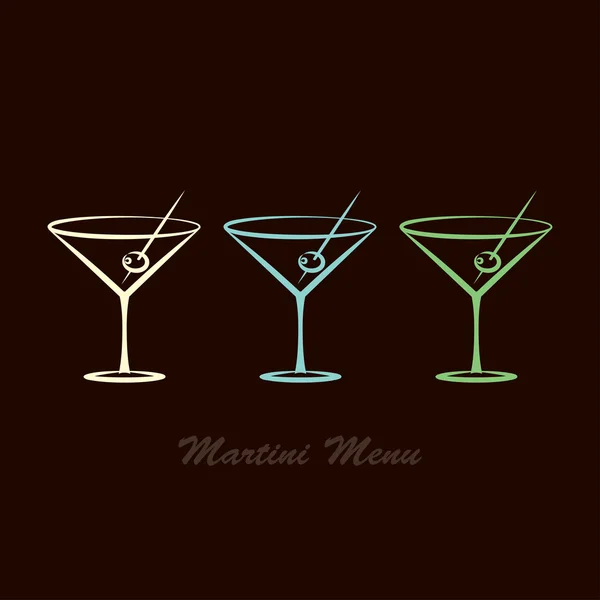 Martini — Stockvektor