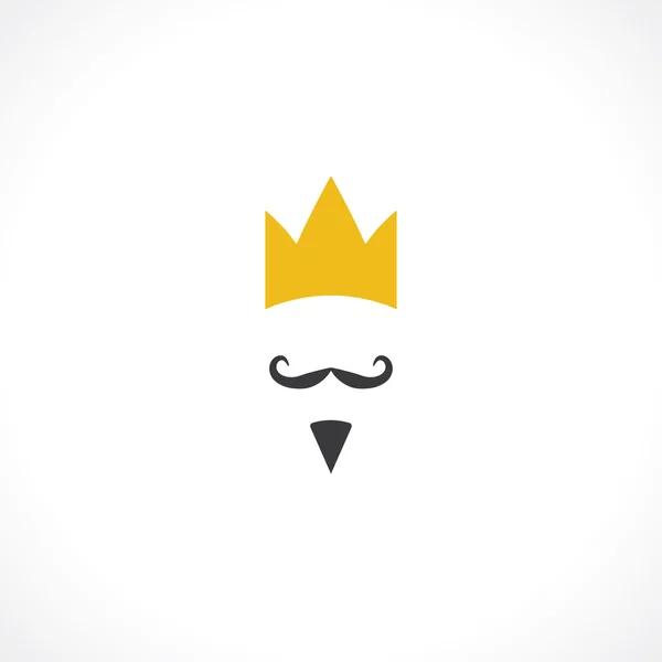 Icono de rey — Vector de stock