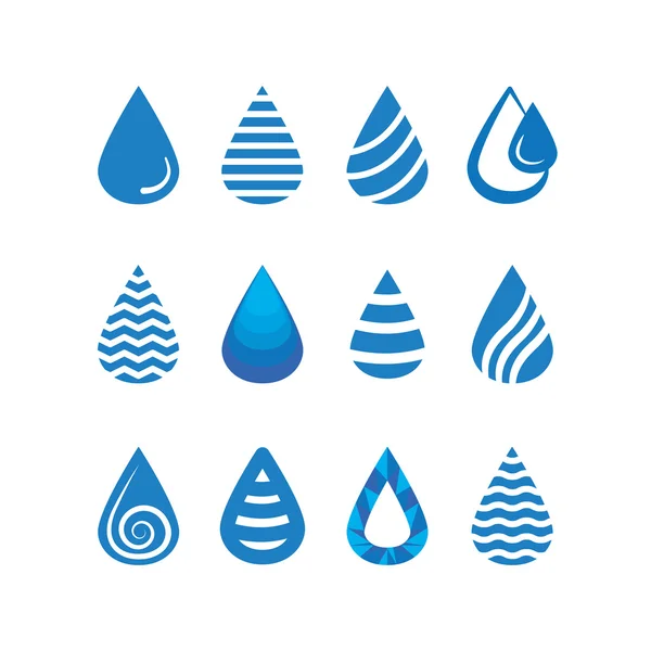 Waterdruppels — Stockvector