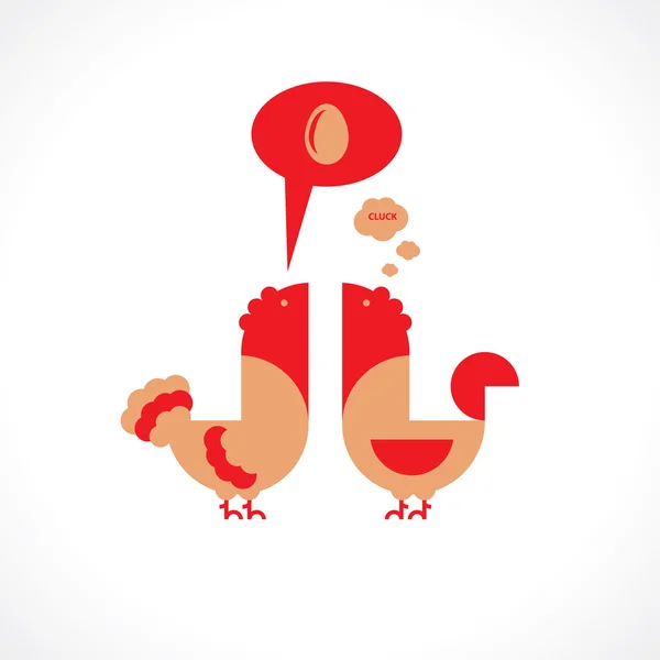 Poulet — Image vectorielle