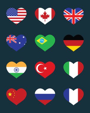 devletlerin bayrakları