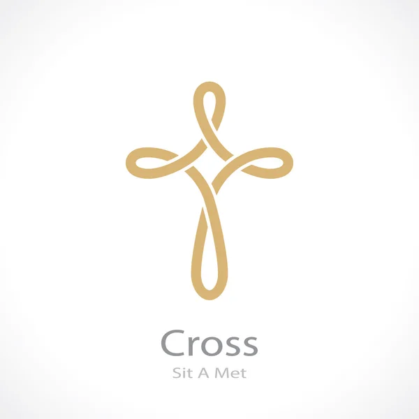 Cross väva — Stock vektor