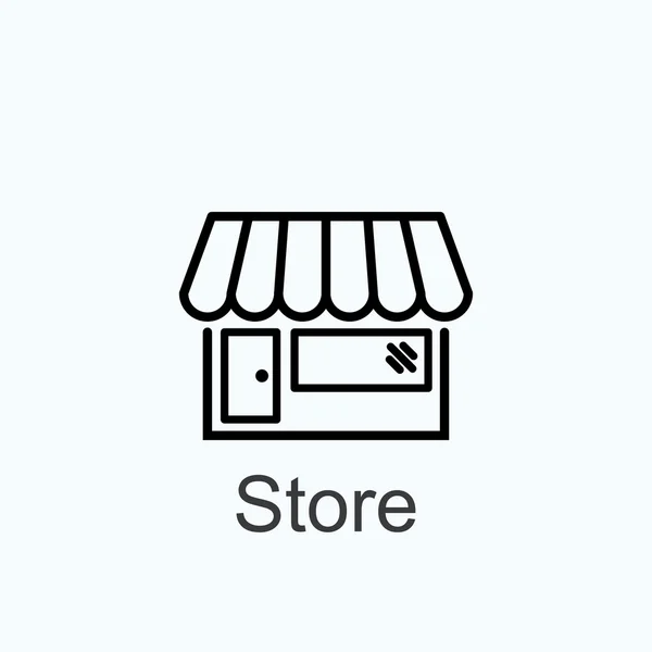 Icono de tienda — Vector de stock