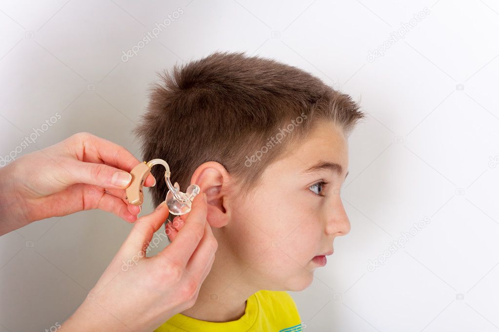 The first hearing aid