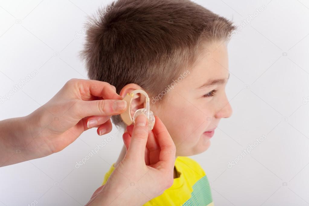 Hearing aid for a child