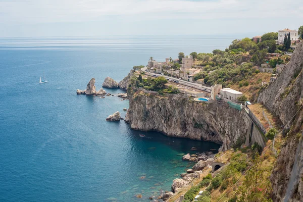 De kust van Taormina — Stockfoto