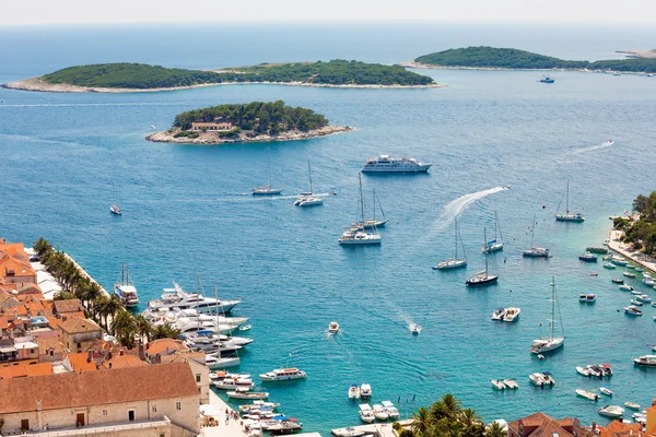 La bahía de Hvar — Foto de Stock