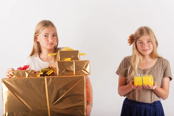 Die unfairen Geschenke — Stockfoto