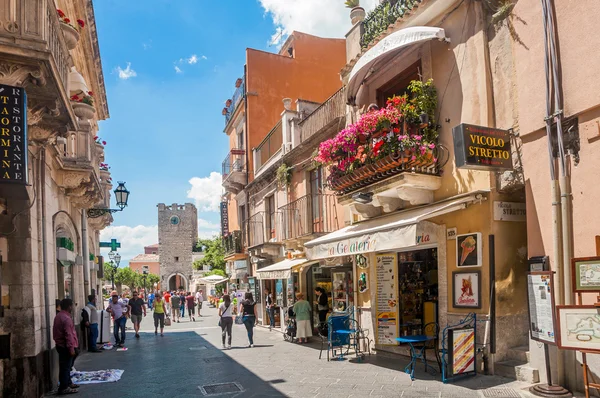 Calle Taormina — Foto de Stock