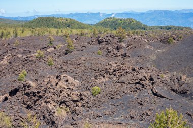 Etna volkanik manzara