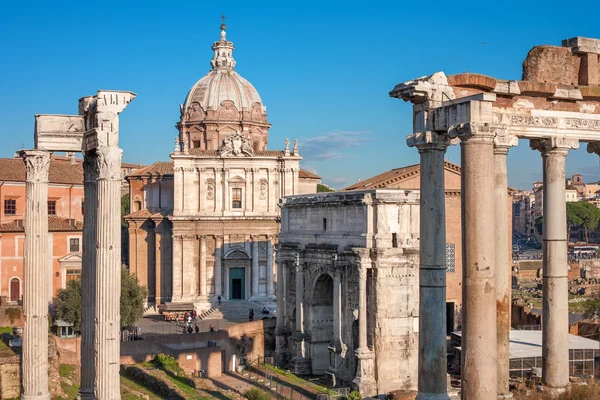 O Fórum Romanum — Fotografia de Stock