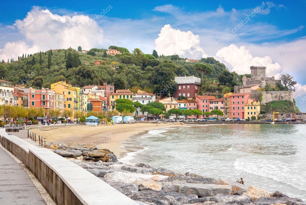 Lerici typical seaside town in Liguria