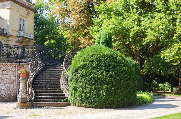 Каменная лестница дворца — стоковое фото