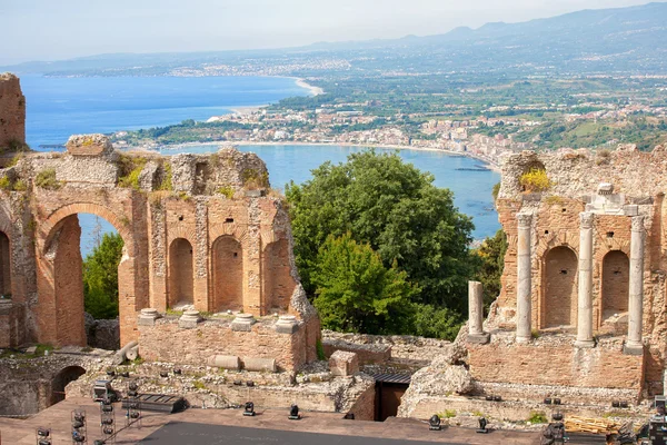 Teatro greco-romano en Italia — Foto de Stock