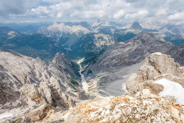 多洛米蒂山的山峰 — 图库照片