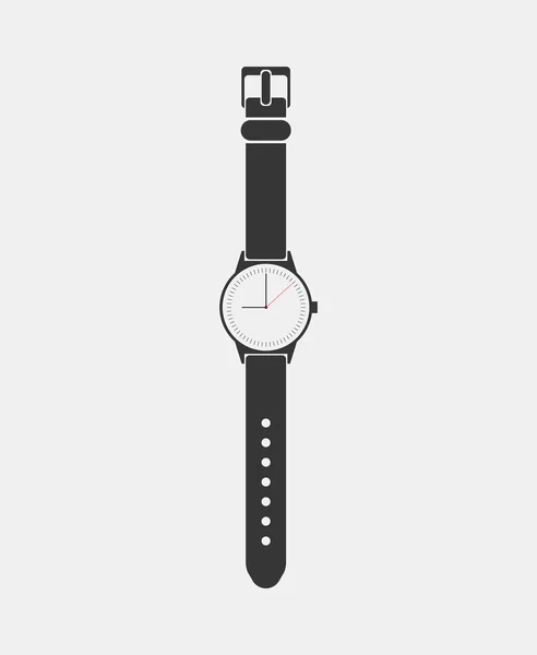 Trendy painted watch on a white background. — Stock Vector