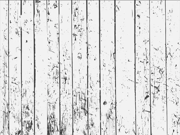 Textura de madera vieja en blanco y negro — Vector de stock