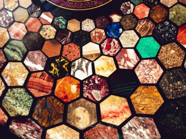 Tasarım mozaik döşeme arka plan fotoğraf.