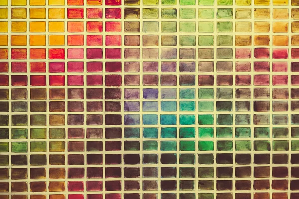 Wall of the plurality of colored squares. — Stock Photo, Image