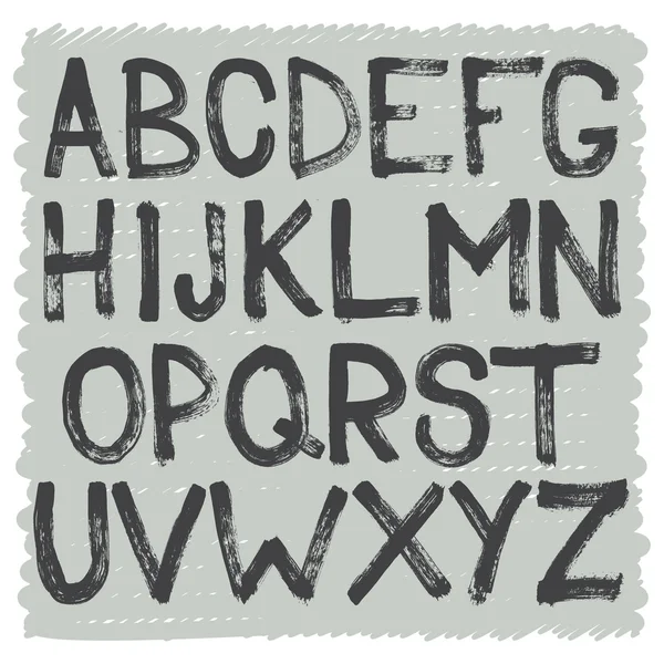 Alphabet intéressant des lettres majuscules . — Image vectorielle