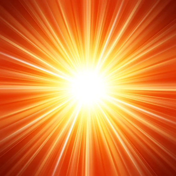 Parlak beyaz turuncu bir arka plan üzerinde flaş.