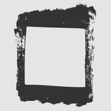 Desen beyaz zemin üzerine bir kare şeklinde geometrik şekiller.