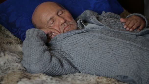 Download Grandpa Is Sleeping Video By C Paveltalashov Stock Footage 115892854