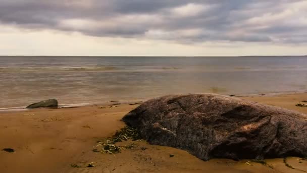 Timelapse Балтійського моря . — стокове відео