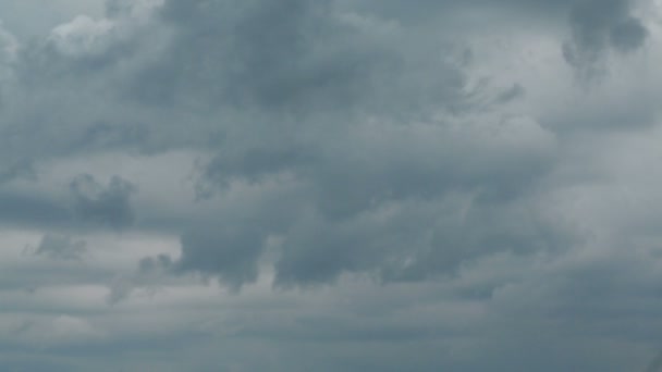 Nubes de trueno Pronto lloverá — Vídeos de Stock