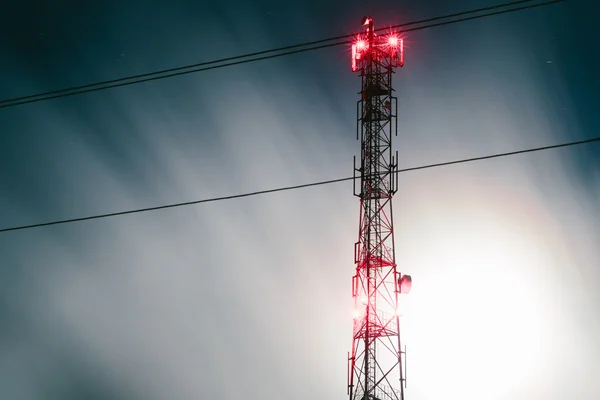 Antena de comunicação torre — Fotografia de Stock