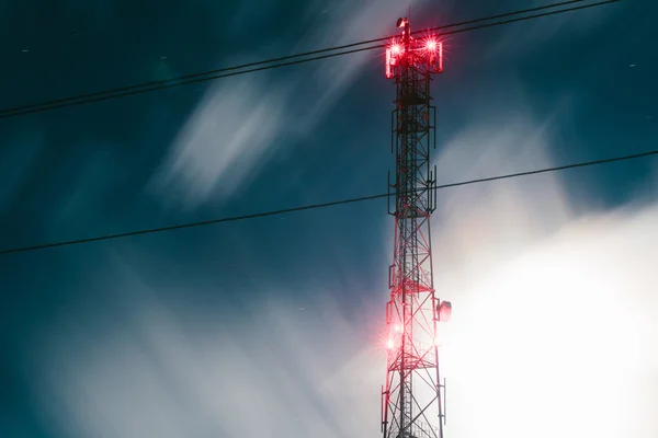 Antena de comunicação torre — Fotografia de Stock