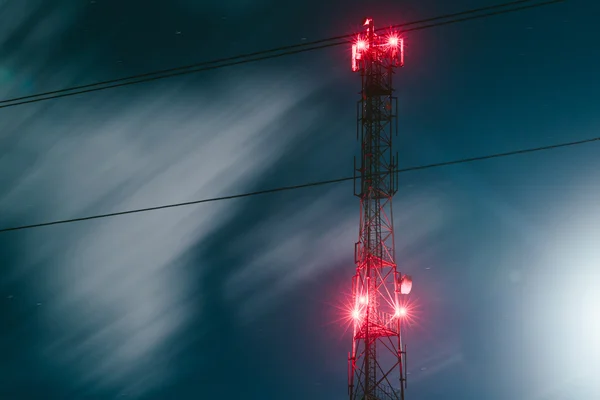 Torre antenna di comunicazione — Foto Stock