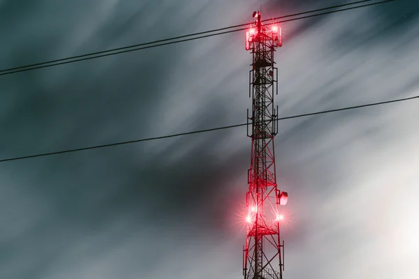 Antena de comunicação torre — Fotografia de Stock