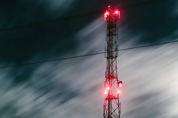 Antena de comunicação torre — Fotografia de Stock