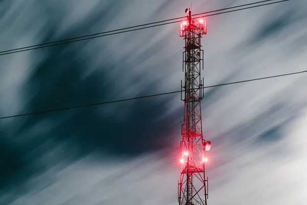 Antena de comunicação torre — Fotografia de Stock