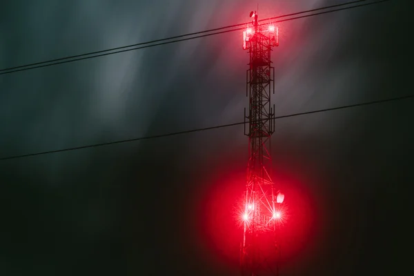 Torre antenna di comunicazione — Foto Stock