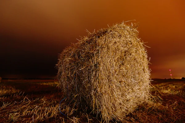 Roll of hay close-up — Stock Photo, Image