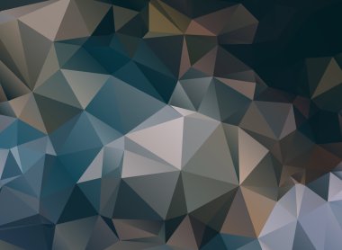 koyu arka plan çokgen