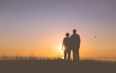 üst düzey iki ellerimi silhouettes