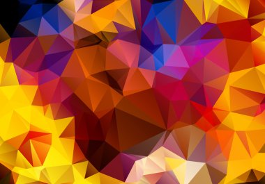 çok renkli arka plan çokgen