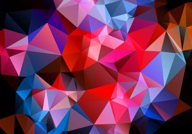 çok renkli arka plan çokgen