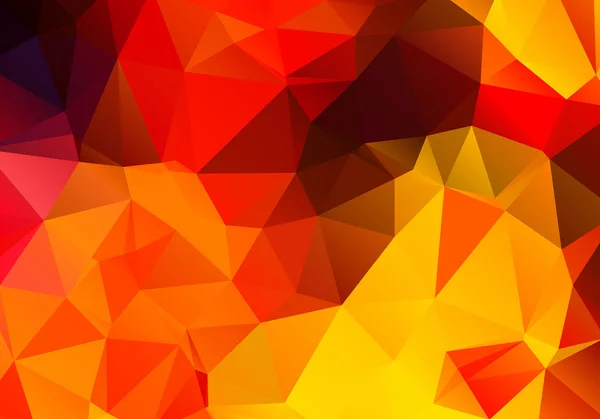 Polygone de fond multicolore — Image vectorielle