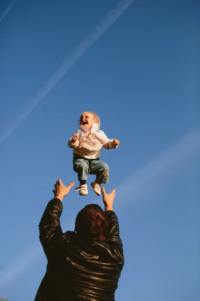 Vader en dochter — Stockfoto