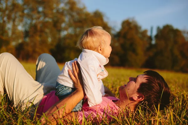 Vater und Tochter — Stockfoto