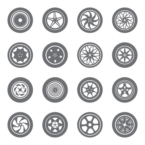 व्हील रिम्स का सेट — स्टॉक वेक्टर