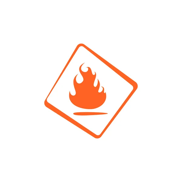 Inflammable — Image vectorielle